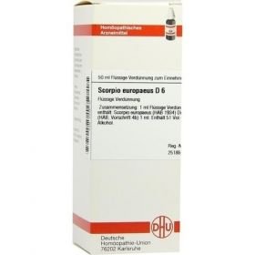 SCORPIO EUROPAEUS D 6, 50 ML – PZN 4236136 из Германии
