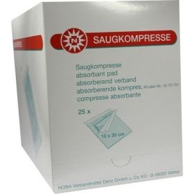 SAUGKOMPRESSEN 10x20 cm steril, 25X1 ST – PZN 7098953 из Германии