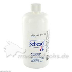 SEBEXOL LOTIO CUM UREA 5%, 500 ML – PZN 7436491 из Германии