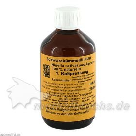 Schwarzkümmelöl ägyptisch, 250 ML – PZN 8710652 из Германии
