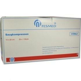Saugkompresse 10x20cm steril, 25X1 ST – PZN 8828939 из Германии