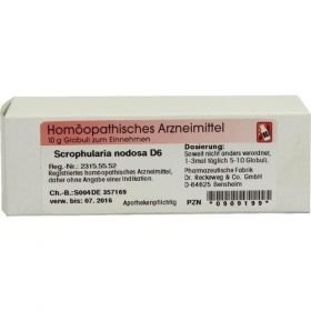 Scrophularia nodosa D6, 10 G – PZN 909199 из Германии