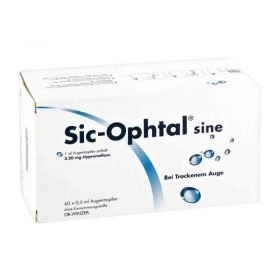 Sic Ophtal sine Augentropfen  Augentropfen (60X0.6 ml) – PZN 28808 из Германии