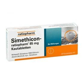 Simethicon-ratiopharm 85mg (20 stk) – PZN 1364773 из Германии