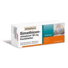 Simethicon-ratiopharm 85mg (50 stk) – PZN 1364796 из Германии