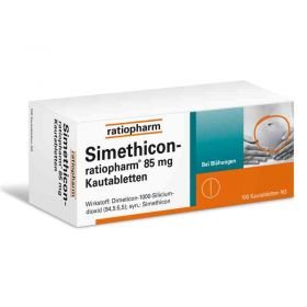 Simethicon-ratiopharm 85mg (100 stk) – PZN 1364804 из Германии