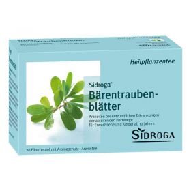 SIDROGA Bärentraubenblätter (20 stk) – PZN 1884691 из Германии