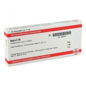 Sepia C 30 Ampullen (10X1 ml) – PZN 2828329 из Германии