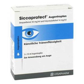 Siccaprotect Augentropfen (3X10 ml) – PZN 3005587 из Германии