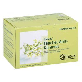 Sidroga Fenchel Anis Kümmel Tee Filterbeutel (20 stk) – PZN 3374876 из Германии