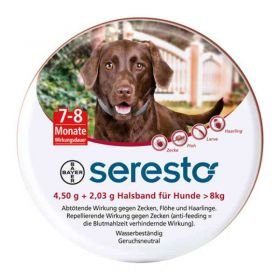 Seresto Halsband für grosse Hunde über 8 kg (1 stk) – PZN 9315490 из Германии