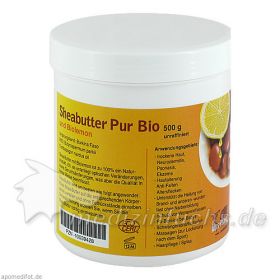 Sheabutter Bio Pur Lemon unraffiniert, 500 G – PZN 10039428 из Германии