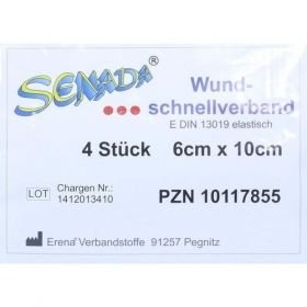 Senada Wundschnellverband 10x6cm, 4 ST – PZN 10117855 из Германии