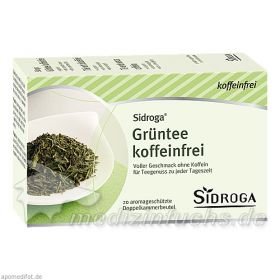 Sidroga Wellness Grüntee koffeinfrei, 20 ST – PZN 10354756 из Германии