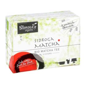 Sidroga organic Matcha Tee Sticks (12 stk) – PZN 10354874 из Германии
