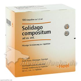 SOLIDAGO COMPOSITUM ad us.vet.Ampullen, 100 ST – PZN 1224090 из Германии