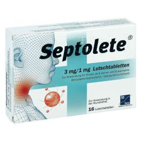 Septolete 3 mg/1 mg Lutschtabletten (16 stk) – PZN 13512813 из Германии