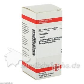 SEPIA D 4, 80 ST – PZN 1785351 из Германии