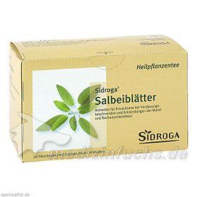 Sidroga Salbeiblätter, 20 ST – PZN 2094287 из Германии
