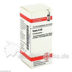 SEPIA D30, 10 G – PZN 2105915 из Германии