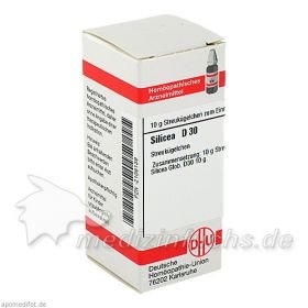 SILICEA D30, 10 G – PZN 2106139 из Германии