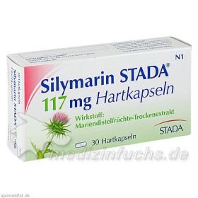 Silymarin STADA 117mg Hartkapseln, 30 ST – PZN 2327722 из Германии