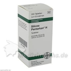 SILICEA PENTARKAN H Tabletten, 200 ST – PZN 256082 из Германии