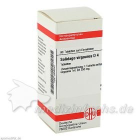 SOLIDAGO VIRGA D 4, 80 ST – PZN 2636044 из Германии