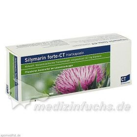 silymarin forte - CT Hartkapseln, 100 ST – PZN 4191333 из Германии