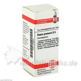 SEPIA GRUNERIS D 6, 10 G – PZN 4236840 из Германии