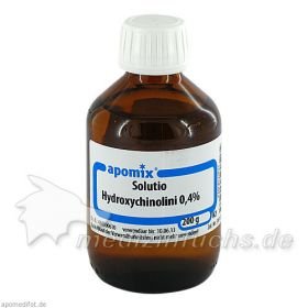 Solutio Hydroxychinolini 0.4%, 200 ML – PZN 4323823 из Германии