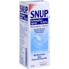 Snup Schnupfenspray 0.05%, 15 ML – PZN 4482668 из Германии