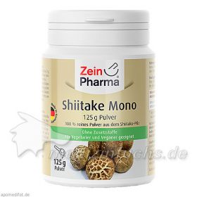 SHIITAKE MONO Pulver, 125 G – PZN 4760452 из Германии