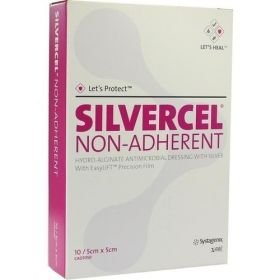 SILVERCEL Non-Adherent 5x5cm, 10 ST – PZN 5378370 из Германии
