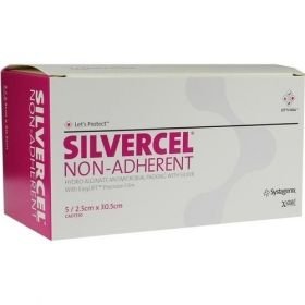 SILVERCEL Non-Adherent Tamponade 2.5x30.5cm, 5 ST – PZN 5378401 из Германии