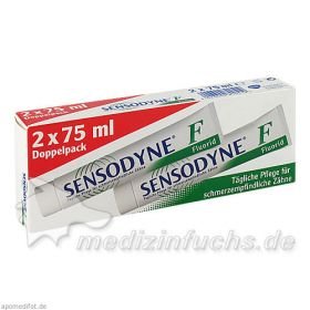 SENSODYNE F Fluorid Doppelpack, 2X75 ML – PZN 6966086 из Германии