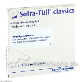 Sofra-Tüll classics Abschnitte 10x10cm, 10 ST – PZN 7050768 из Германии