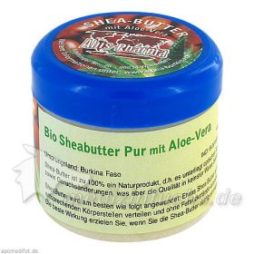 Sheabutter Bio Pur Aloe-Vera unraffiniert, 50 G – PZN 7559673 из Германии