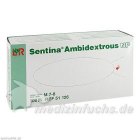SENTINA AMBIDEXTROUS M UNGEPUDERT UH, 100 ST – PZN 816925 из Германии