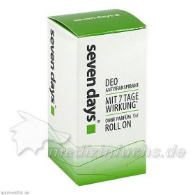 seven days Das Antitranspirant Roller, 50 ML – PZN 900608 из Германии