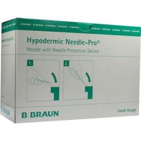 Sicherheitskanüle Hypod.Needle-Pro 0.45x12mm brau, 100 ST – PZN 9189246 из Германии