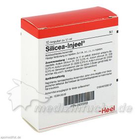 SILICEA INJ, 10 ST – PZN 935593 из Германии