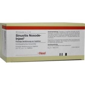 SINUSITIS NOS INJ, 50 ST – PZN 939869 из Германии