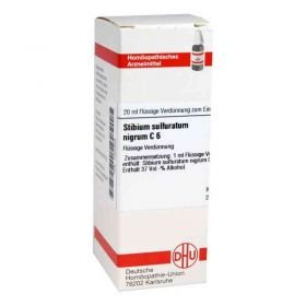 Stibium Sulf. nigrum C 6 Dilution (20 ml) – PZN 1064806 из Германии