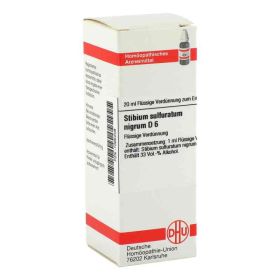 Stibium Sulf. nigrum D 6 Dilution (20 ml) – PZN 1065208 из Германии