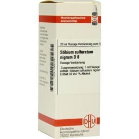 Stibium Sulf. nigrum D 8 Dilution (20 ml) – PZN 1065728 из Германии