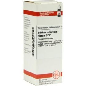 Stibium Sulf. nigrum D 12 Dilution (20 ml) – PZN 1066337 из Германии