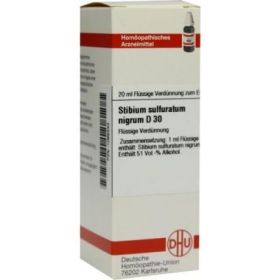 Stibium Sulf. nigrum D 30 Dilution (20 ml) – PZN 1066343 из Германии