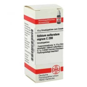 Stibium Sulf. nigrum C 200 Globuli (10 g) – PZN 1067199 из Германии
