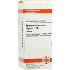 Stibium Sulf. nigrum D 30 Tabletten (80 stk) – PZN 1072450 из Германии